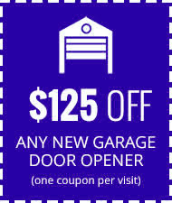 $125 Off New Garage Door Opener