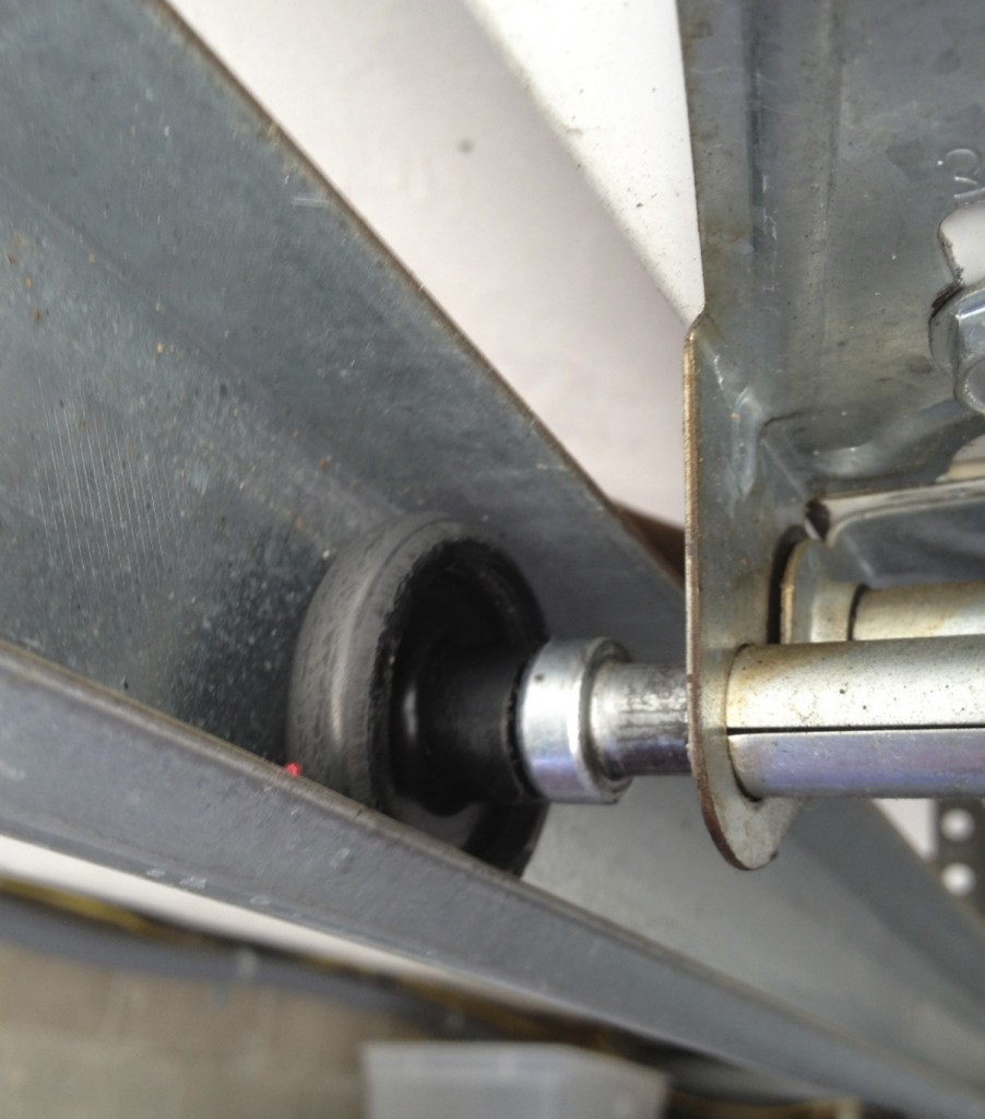 rust on your garage door springs leads to unbalanced rollers